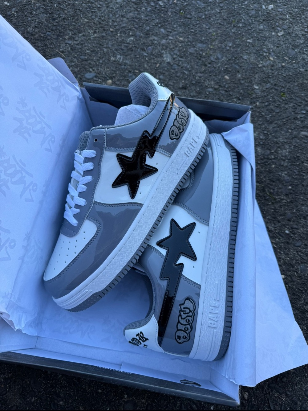 BAPE DOOMSTAS SIZE 11.5 SHADOW COLORWAY